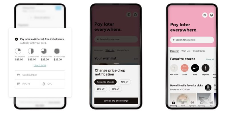 klarna pay later app