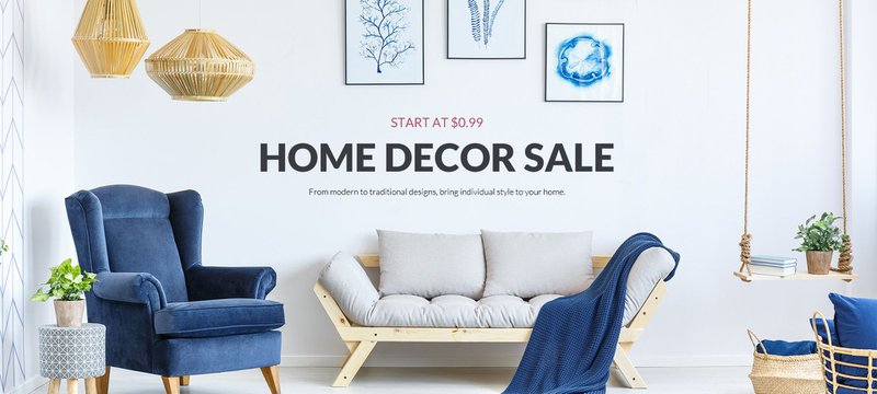 home decor sale