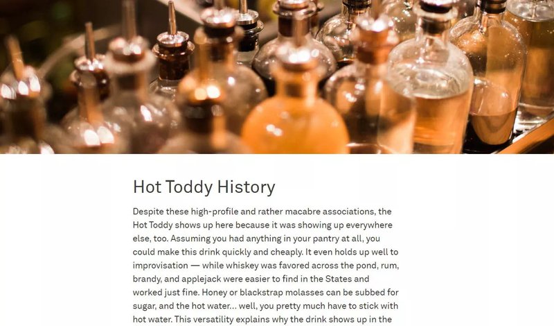 Bespoke Post Hot Toddy History