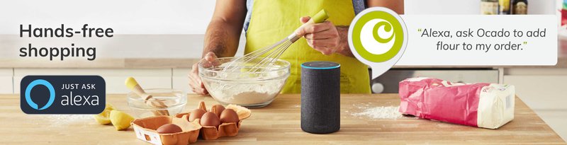 ocado supermarket alexa skill voice commerce