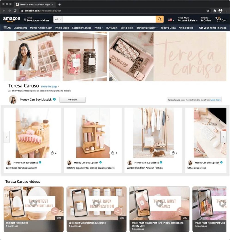 amazon-influencer-teresa-caruso