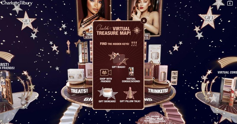 charlotte-tilbury-virtual-store-treasure-map