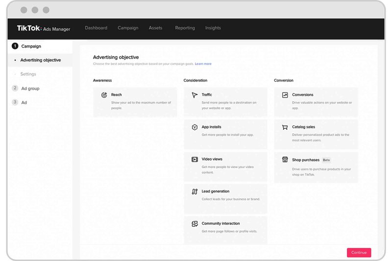 tiktok-ads-advertising-objective