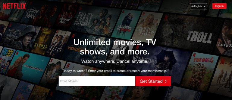 netflix-homepage