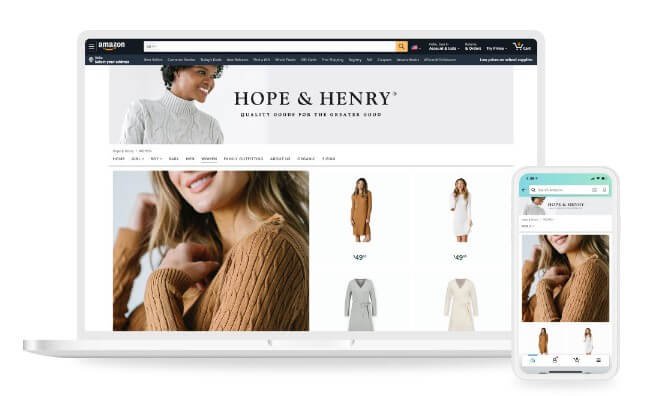 Amazon storefront example