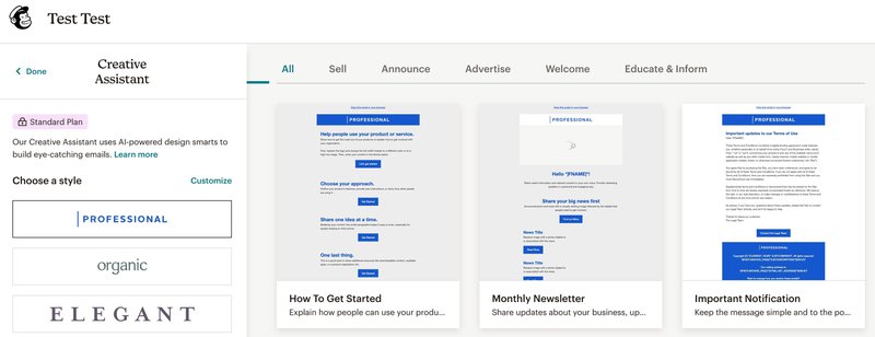 mailchimp-newsletter-creative-assistant