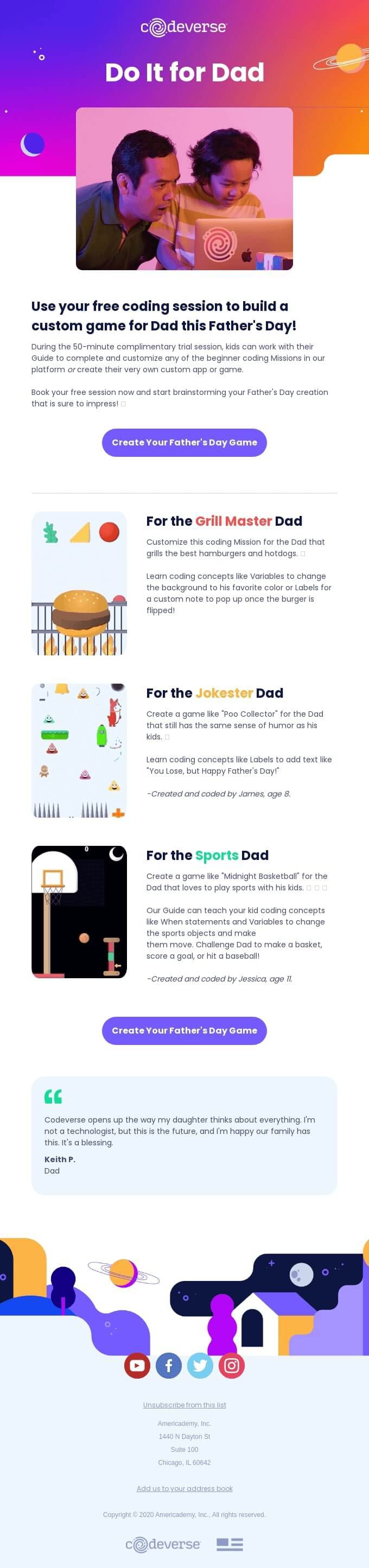 codeverse-fathers-day-email