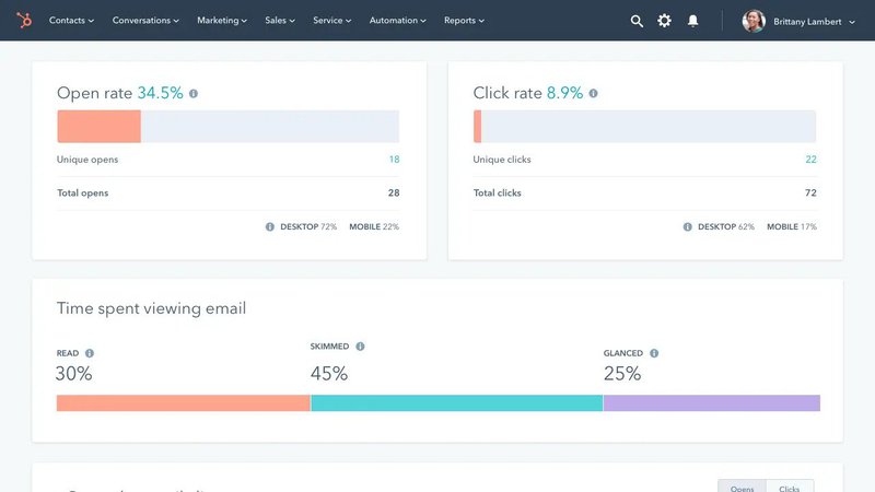hubspot-email-marketing-dashboard
