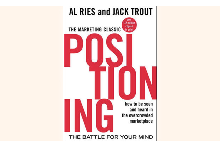 a book cover with a red font on it