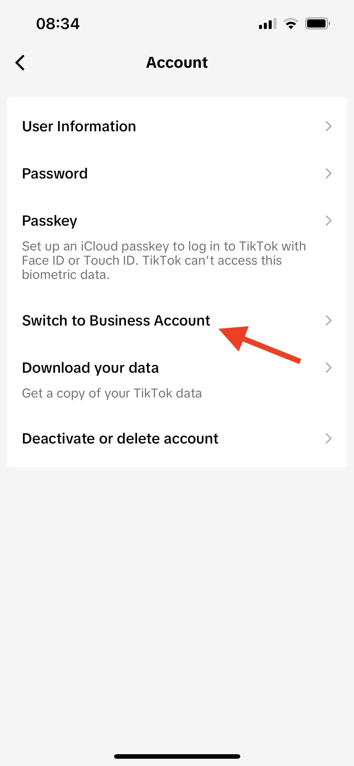 a screenshot of a cell phone with the login screen highlighted