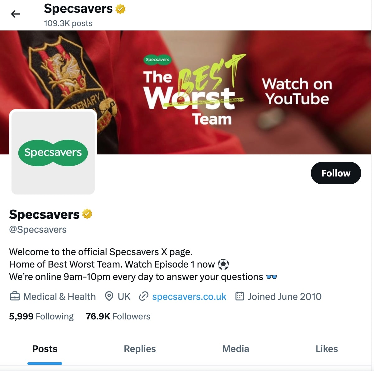 specsaver-social-media-strategy-example