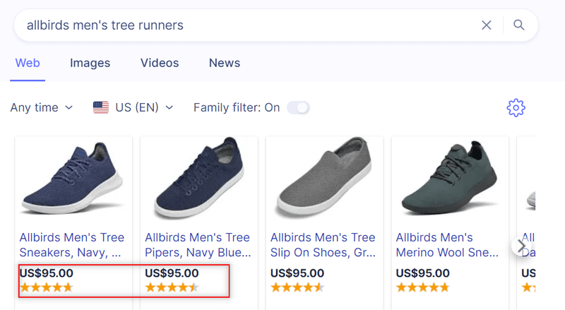 allbirds customer ratings and reviews on google