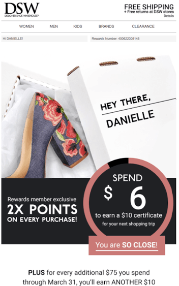 DSW customer segmentation loyalty