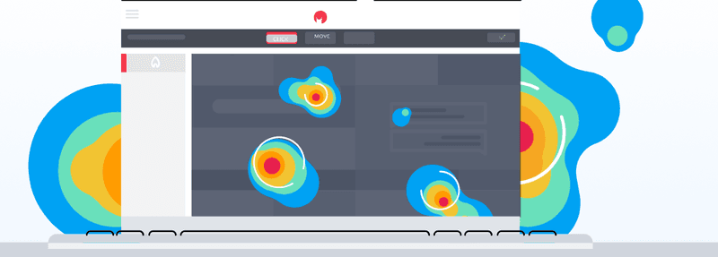 hotjar heat map tool screenshot cro