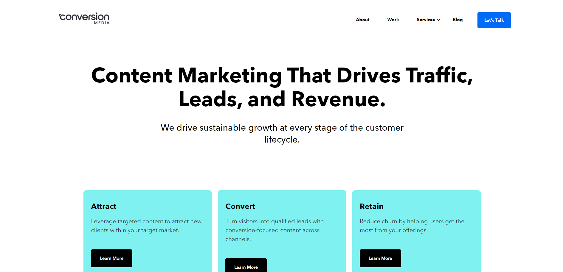 Conversion Media Website